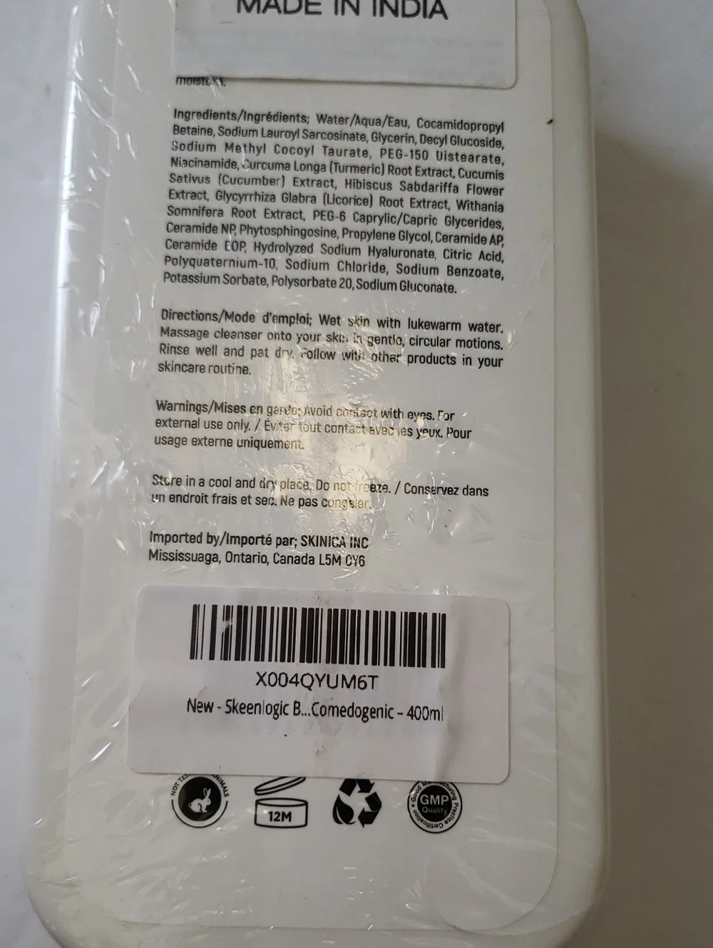 Skeenlogic Bouncy Foaming Cleanser 13.52fl Oz New x3